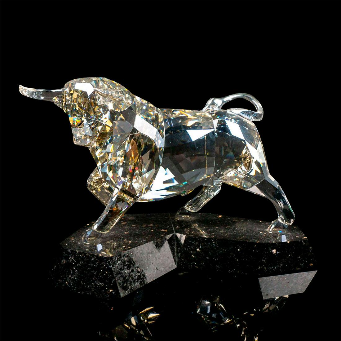 Swarovski Large Crystal Soulmates Figurine, Bull (1 of 4)