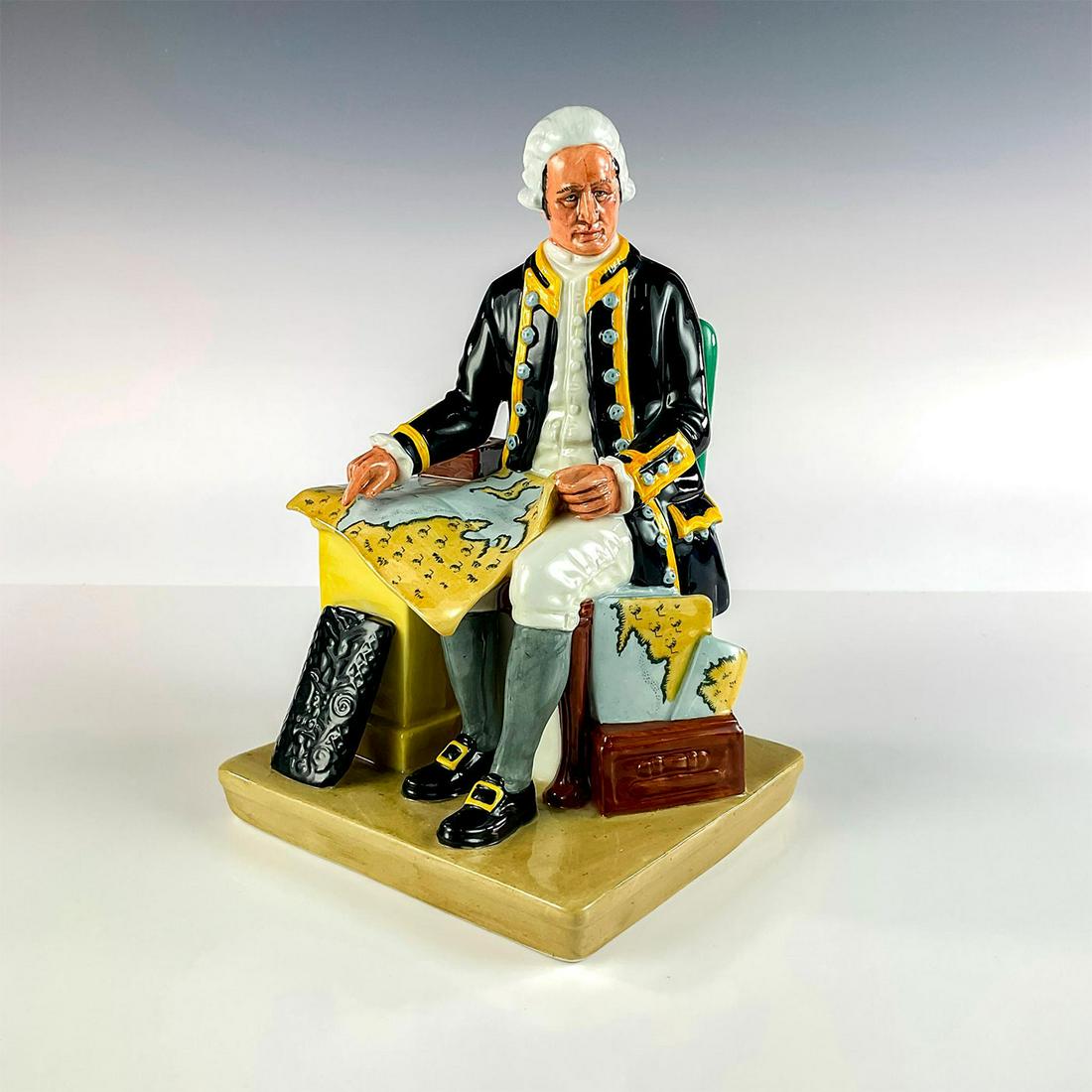 Captain Cook - HN2889 - Royal Doulton Figurine: Artist: William K. Harper Issued: 1980 - 1984 Dimensions: 8"H Manufacturer: Royal Doulton Country of Origin: England