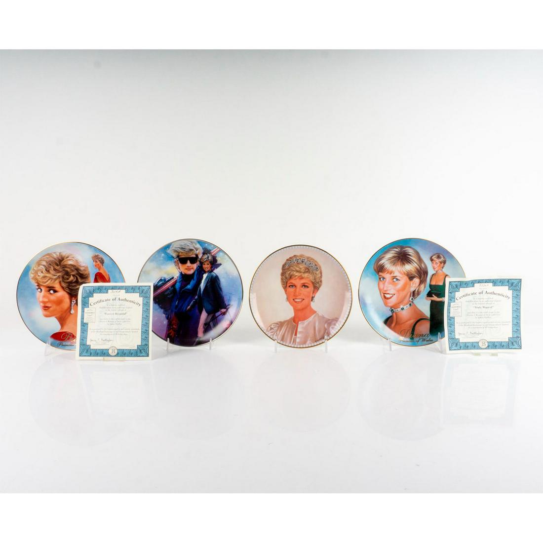4pc Vintage Collectible Princess Diana Plates (1 of 3)