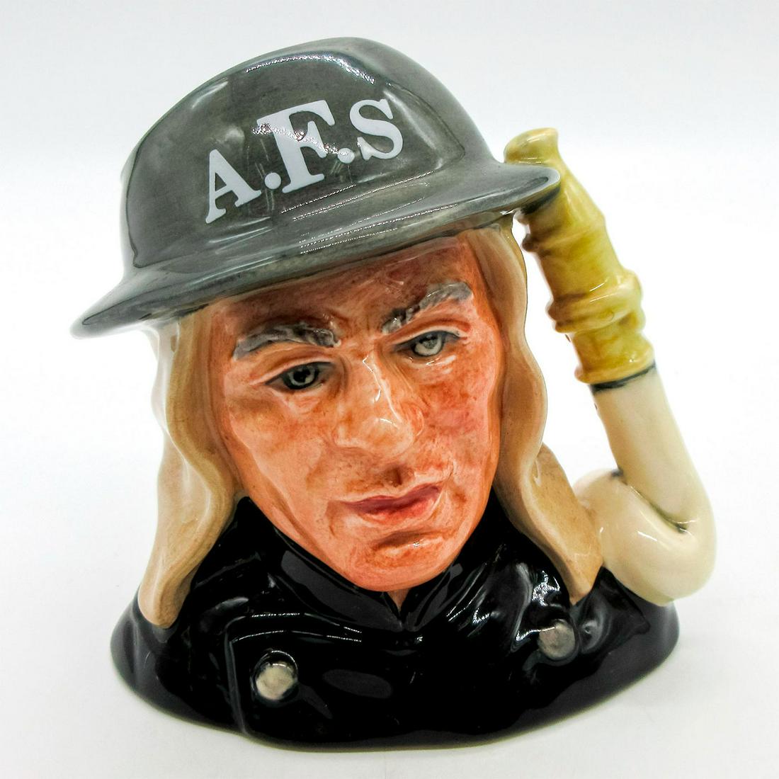 Auxiliary Fireman D6887 - Small - Royal Doulton Character Jug (1 of 3)