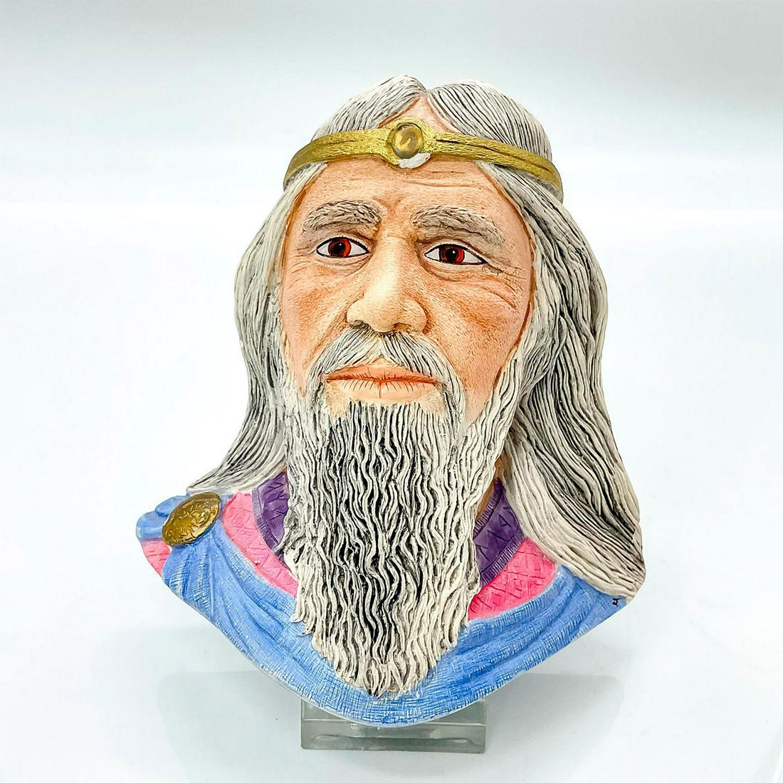 Vintage Bossons Chalkware Head Merlin (1 of 3)