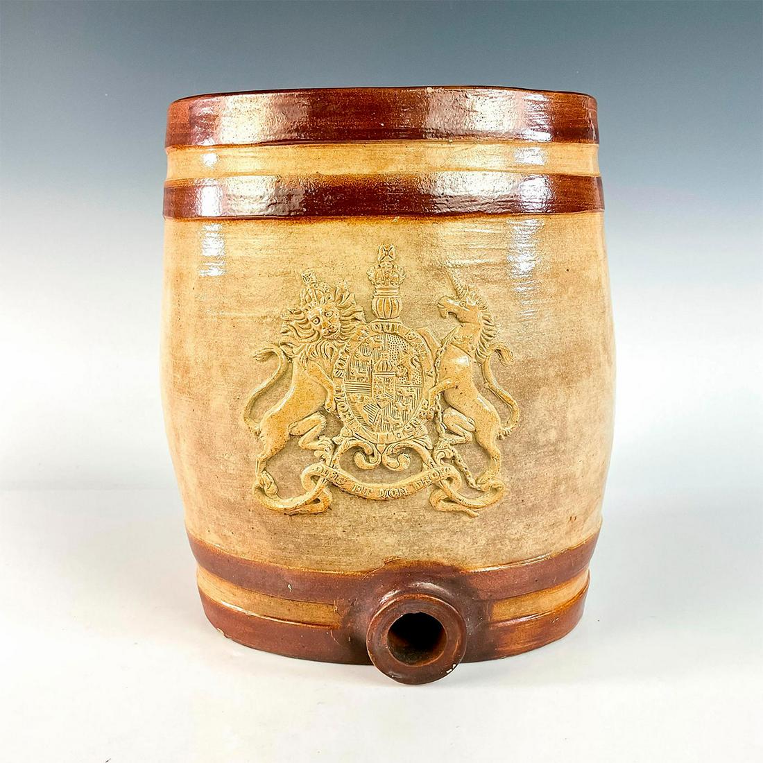 Doulton Lambeth Stoneware Rum Barrell (1 of 4)
