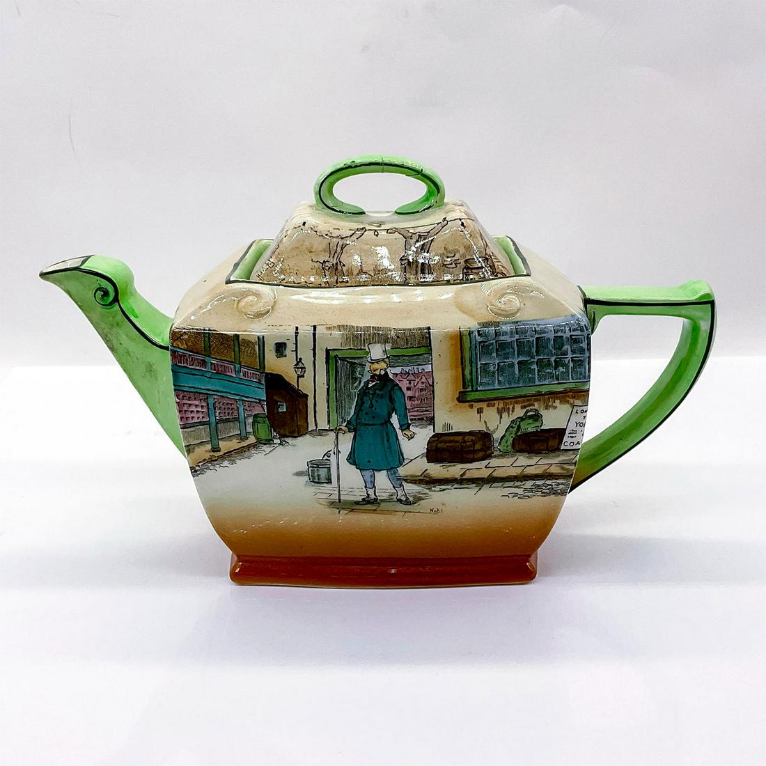 Royal Doulton Dickens Ware Tea Pot, Mr. Micawber (1 of 3)