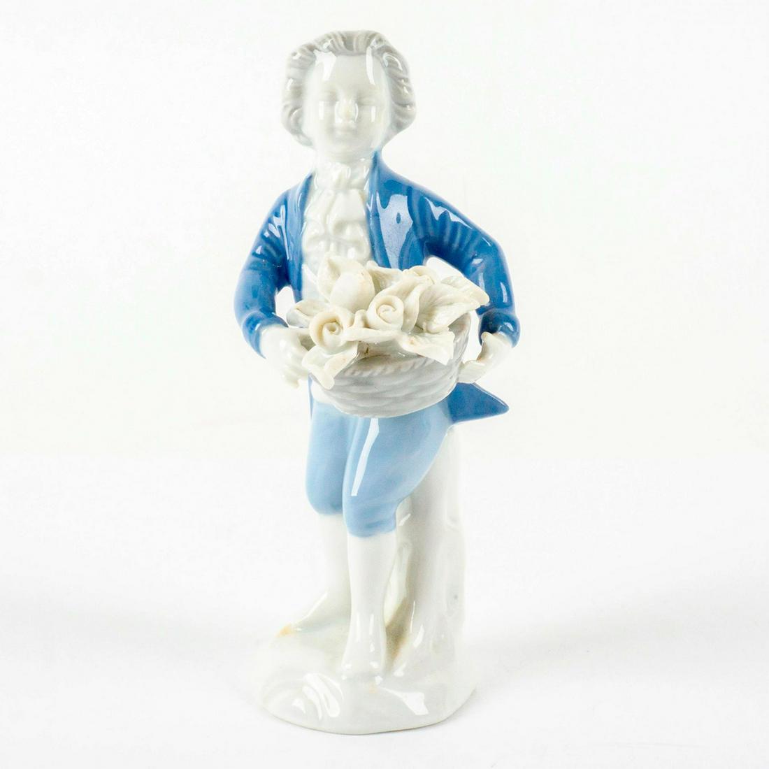 Vintage Gerold Bavarian Rose Peddler Porcelain Figurine (1 of 3)