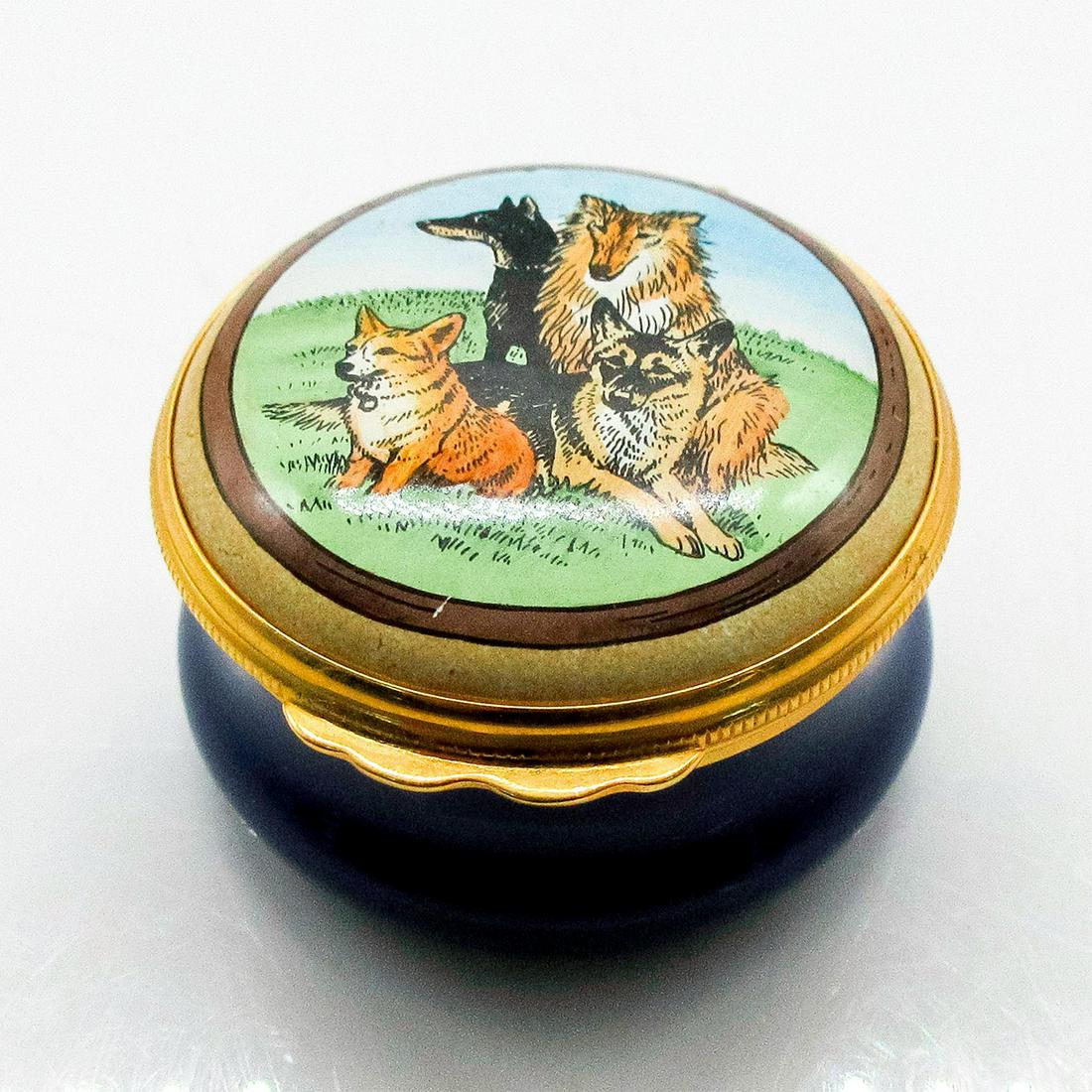 Halcyon Days Enamels Trinket Box Dogs (1 of 5)