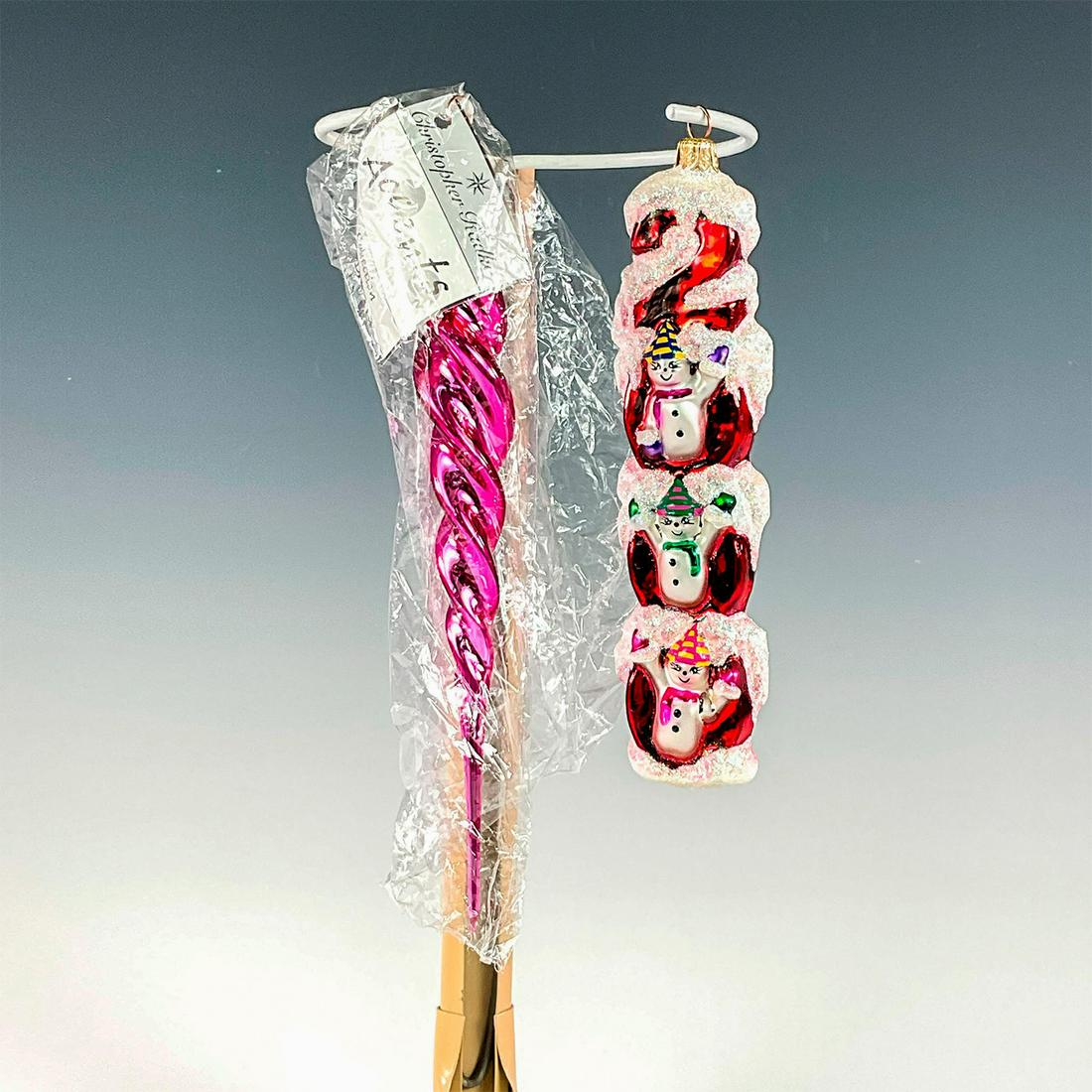 2pc Christopher Radko Christmas Ornaments (1 of 4)