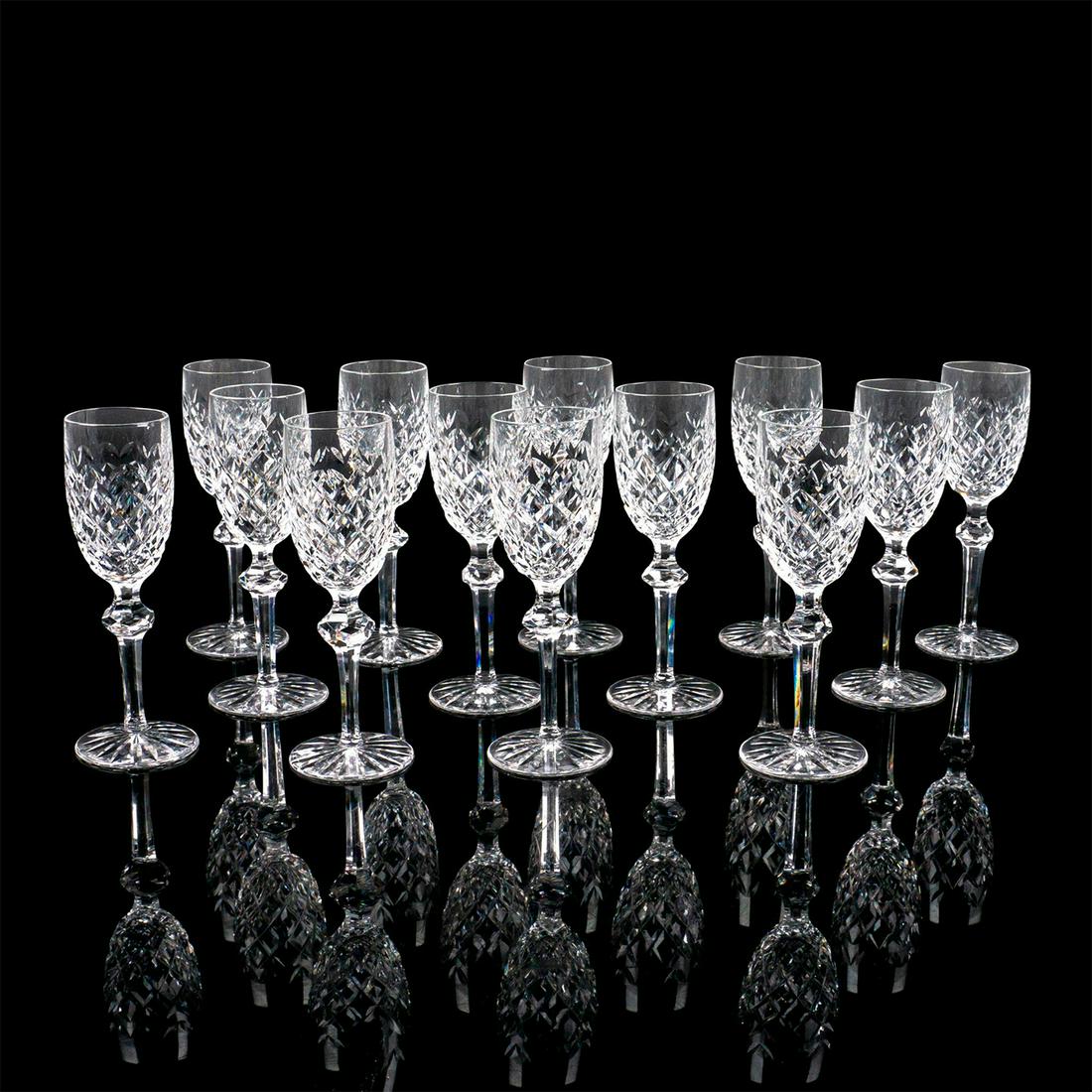 13pc Waterford Crystal Sherry Glasses, Powerscourt (1 of 3)