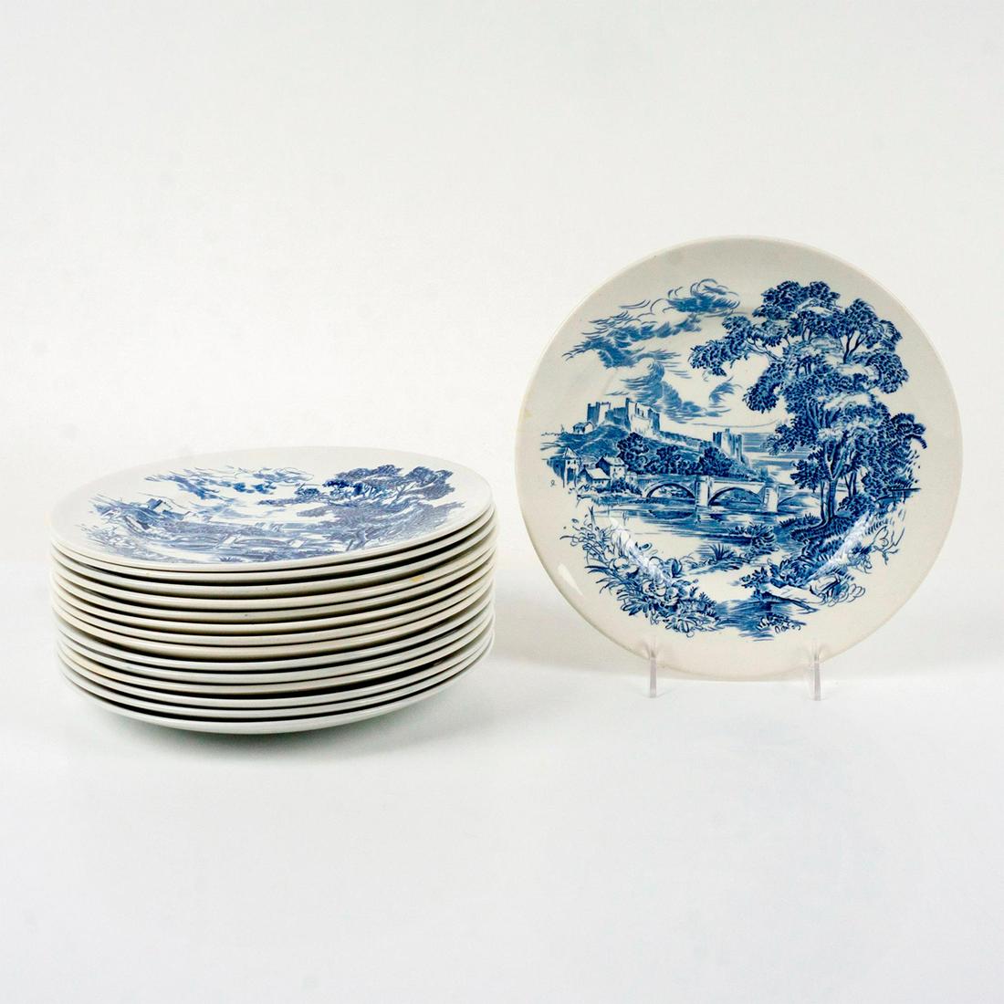 15pc Enoch Wedgwood Dinner Plates, Countryside (1 of 2)