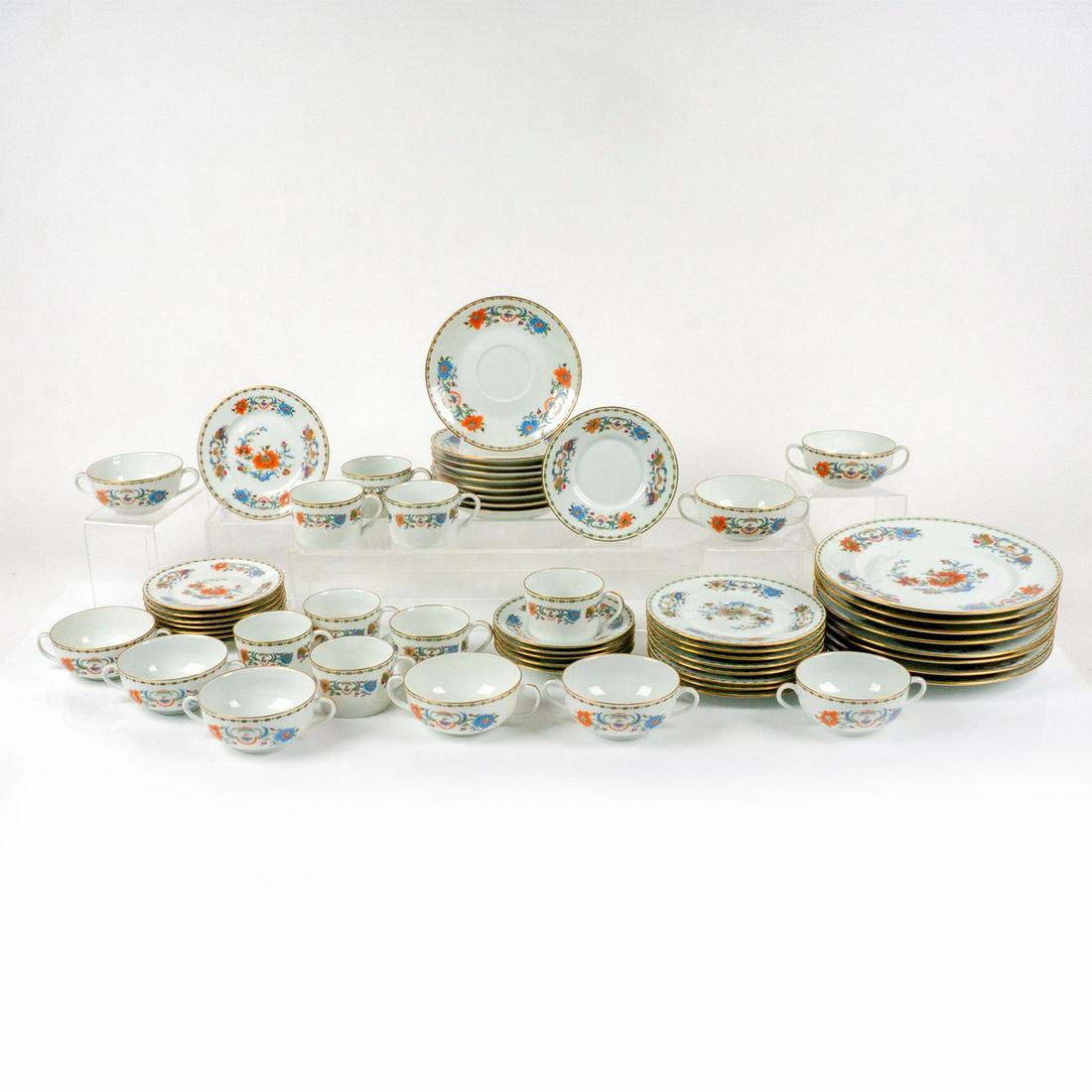56pc Raynaud Ceralene Limoges Dinnerware Set, Vieux Chine (1 of 4)