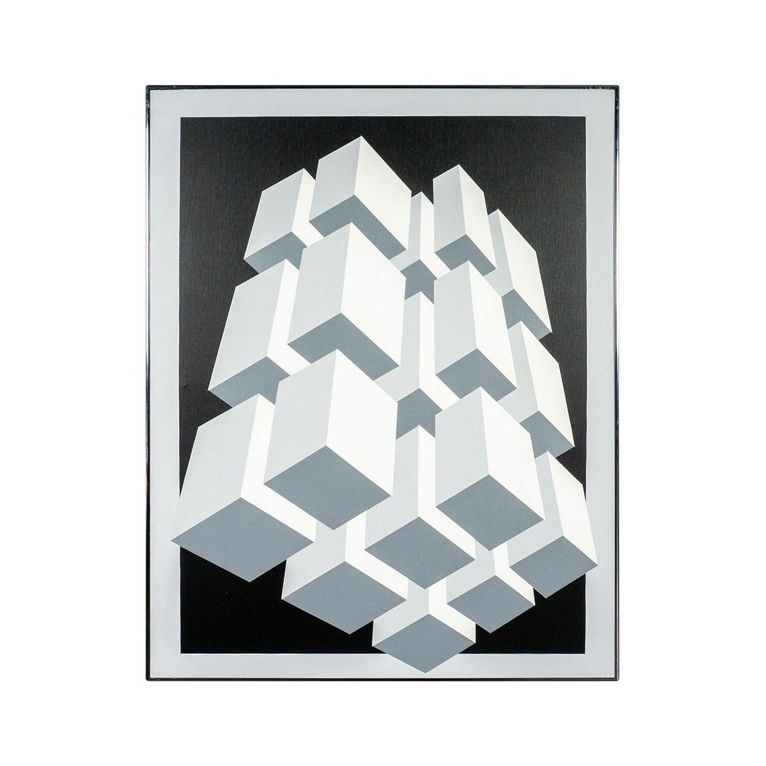 Mario Grimaldi (American, 1927-1997) Acrylic Painting (1 of 6)