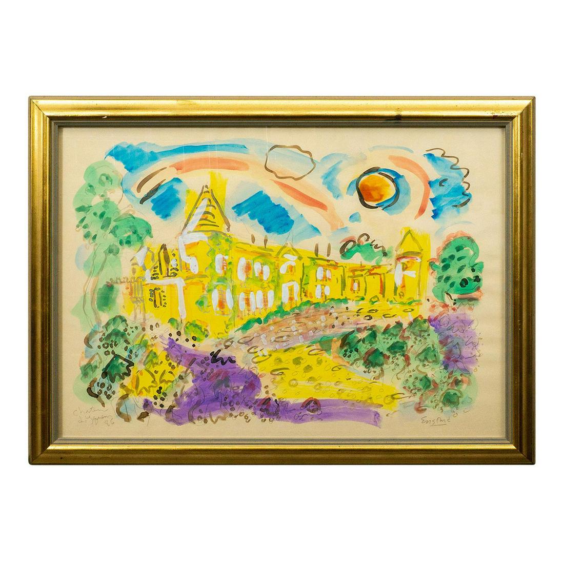 Wayne Ensrud (American, b. 1934) Watercolor Painting (1 of 5)