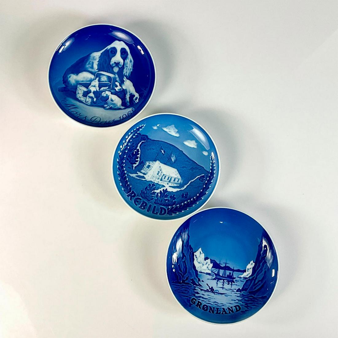 3pc Bing and Grondahl Porcelain Commemorative Wall Plates (1 of 2)