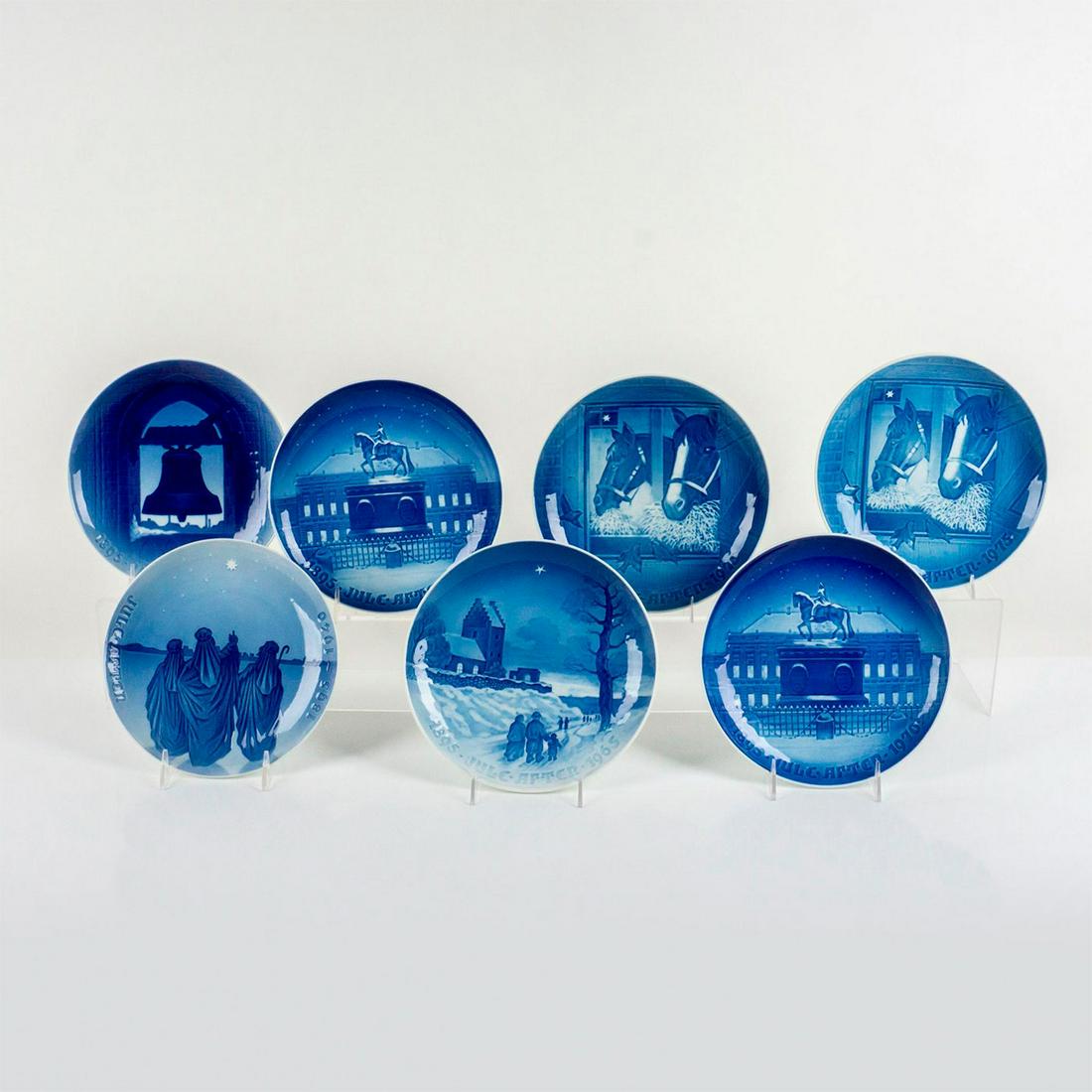 7pc Bing and Grondahl Collectors Christmas Plates (1 of 4)