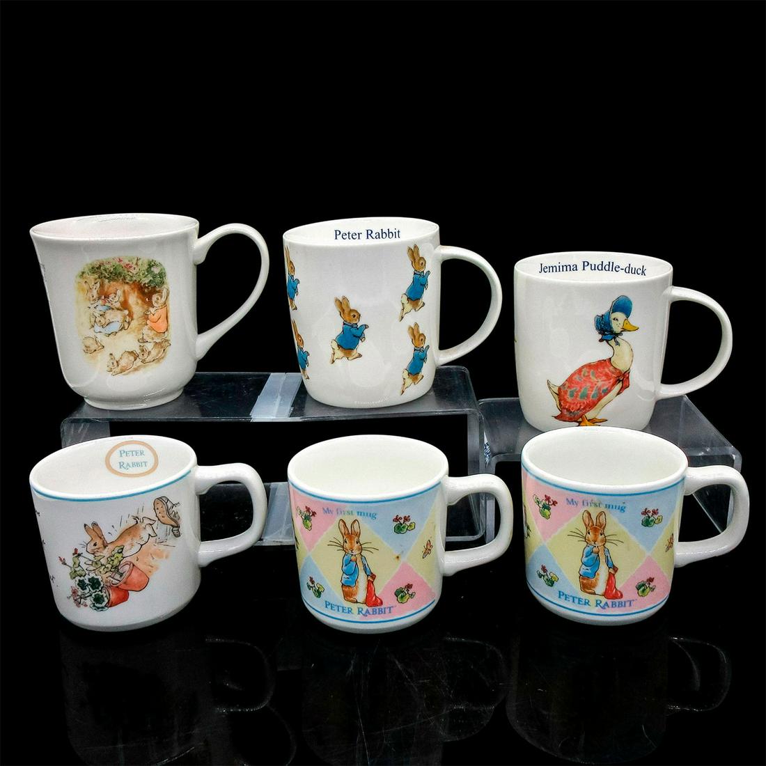 6pc Beatrix Potter Characters Peter Rabbit Coffee Mugs (1 of 3)