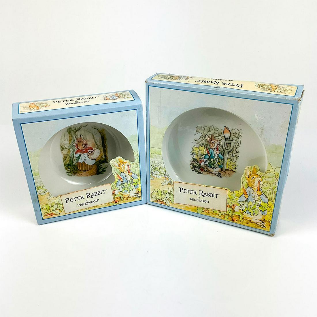2pc Wedgwood Beatrix Potter Peter Rabbit Bowl and Porringer (1 of 2)