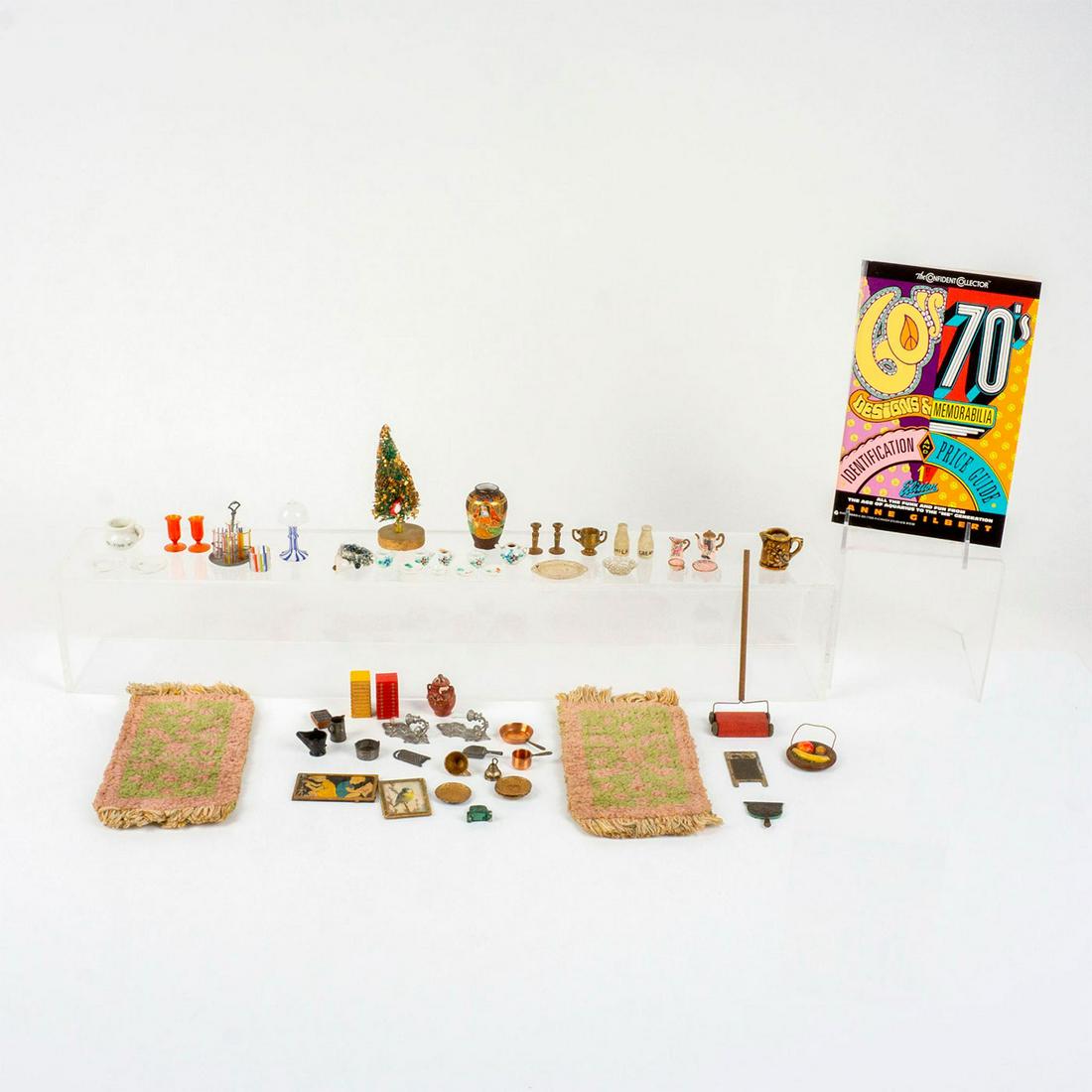 64pc Vintage Doll House Accessories + Book (1 of 3)