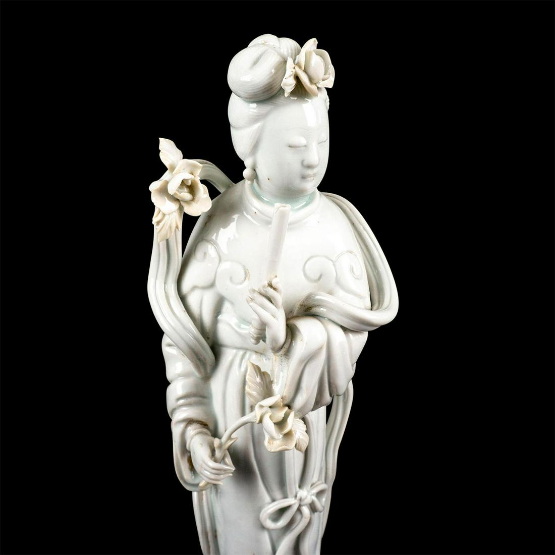 Antique Chinese Porcelain Blanc de Chine Guanyin Sculpture (1 of 4)
