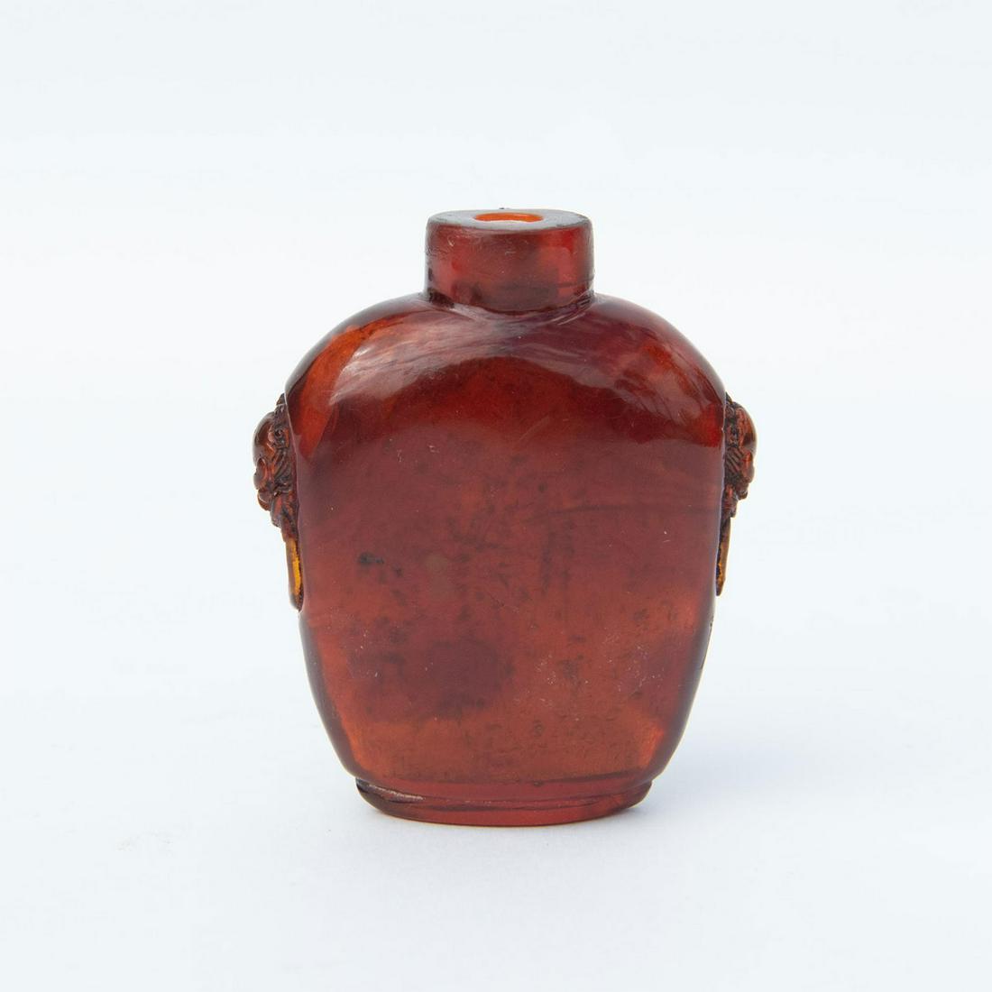 Antique Chinese Amber Snuff Bottle (1 of 4)