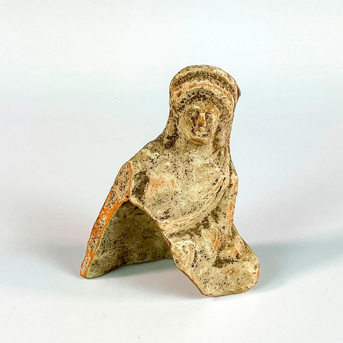 Ancient Greek Terracotta Votive Figure Bust (1 of 3)