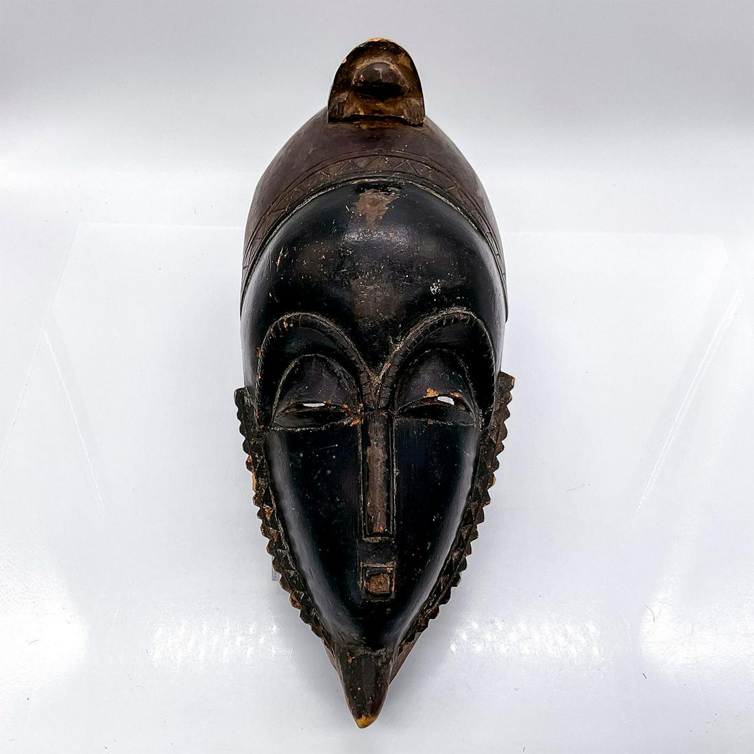 Hand Carved African Yaure Style Mask (1 of 4)