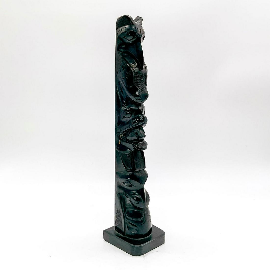 Haida Argillite Model Totem Pole (1 of 6)