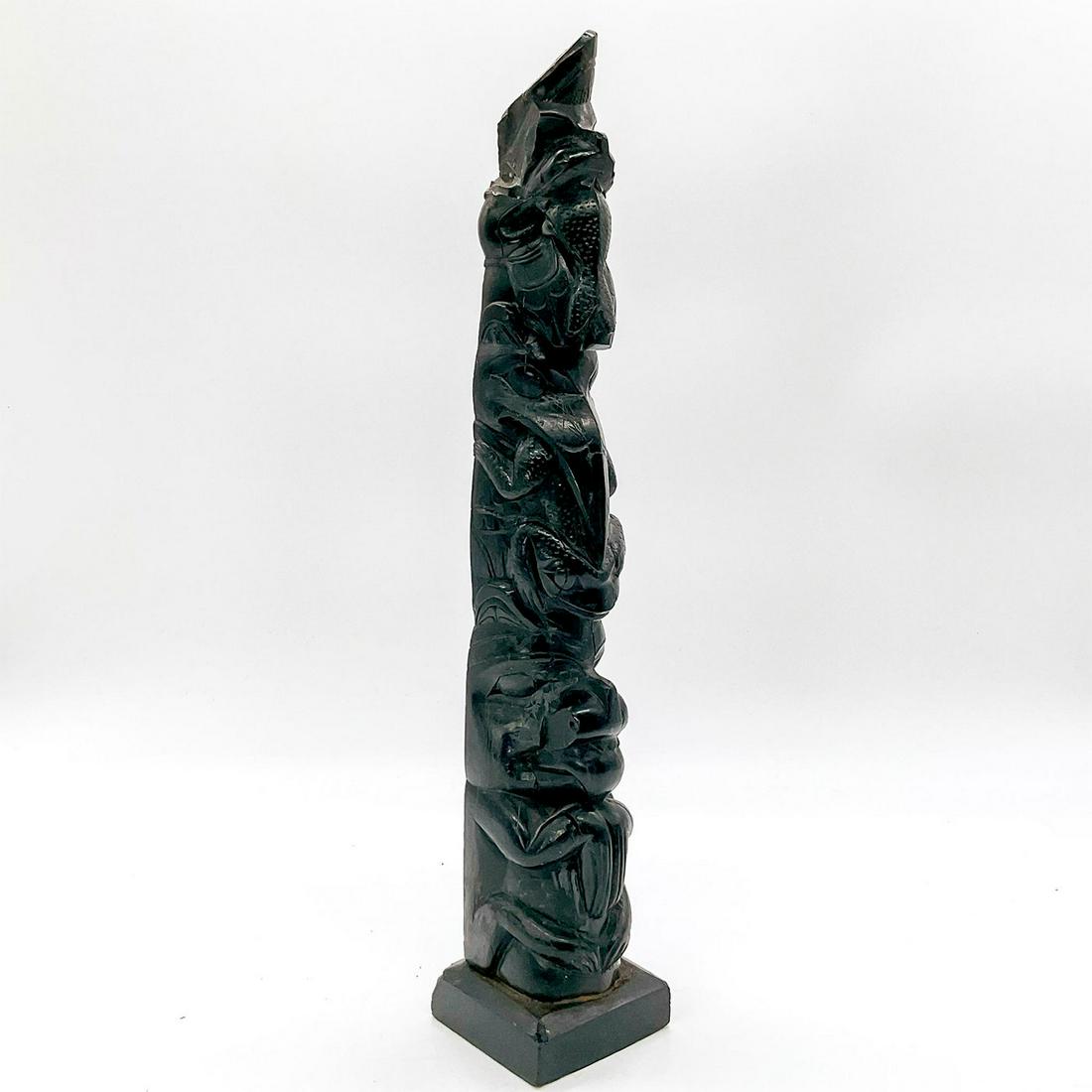 Haida Argillite Model Totem Pole (1 of 7)