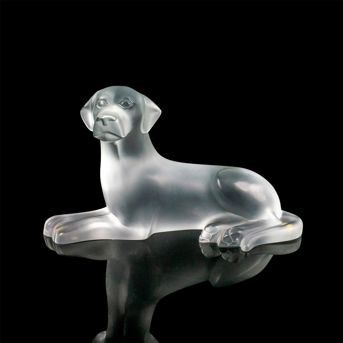Lalique Crystal Figure, Labrador Female (1 of 4)
