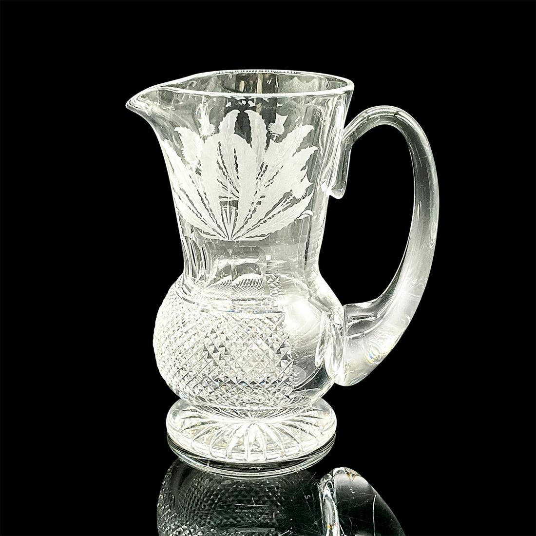 Edinburgh Crystal Jug, Thistle Pattern, 11 oz (1 of 3)