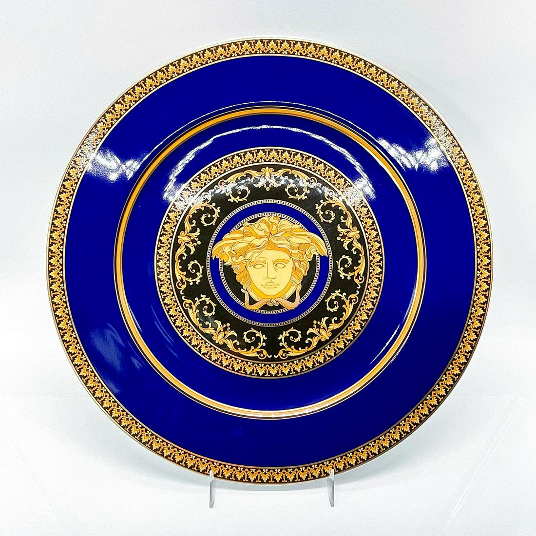 Versace Rosenthal Medusa Blue Plate (1 of 5)