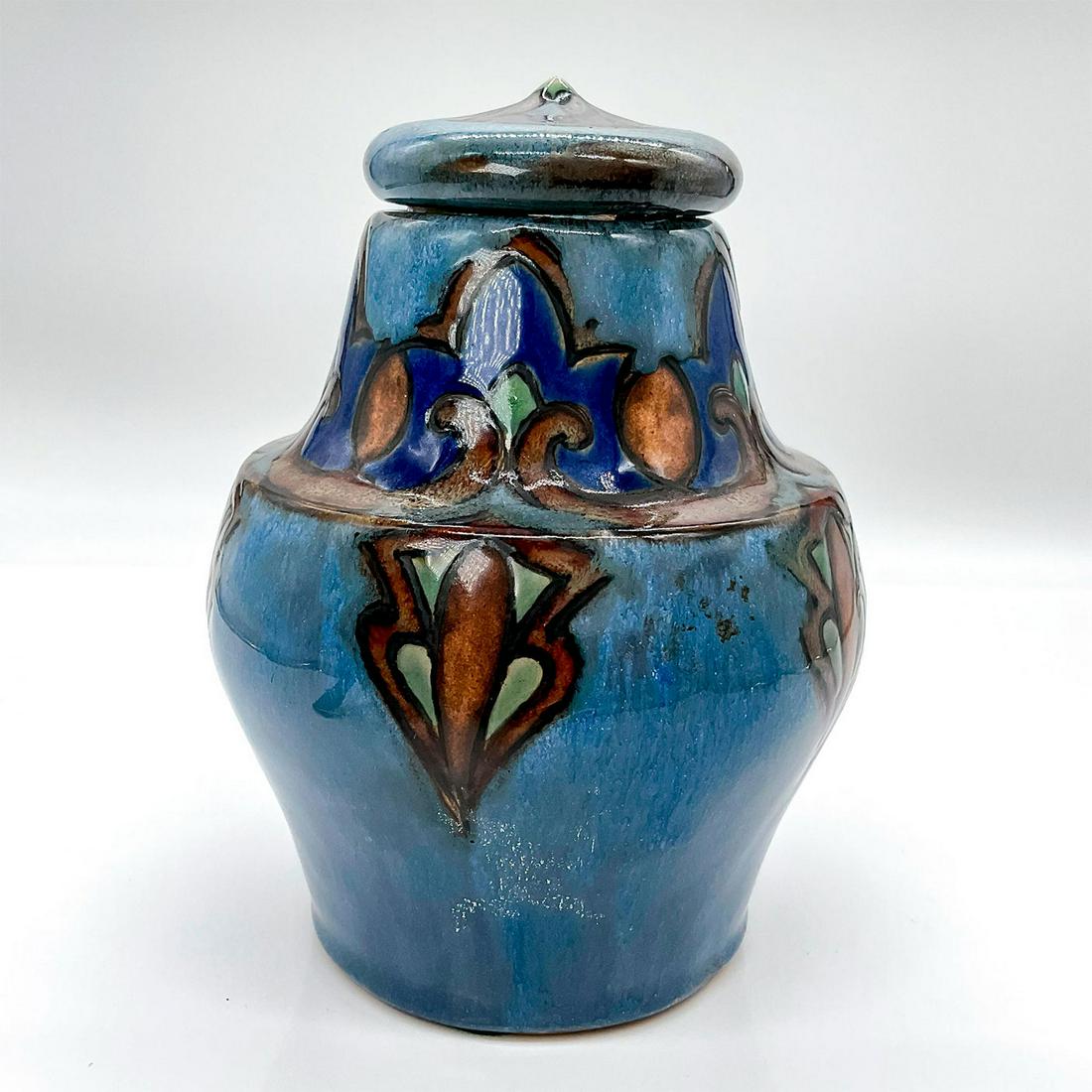 Royal Doulton Art Nouveau Stoneware Lidded Jar (1 of 3)