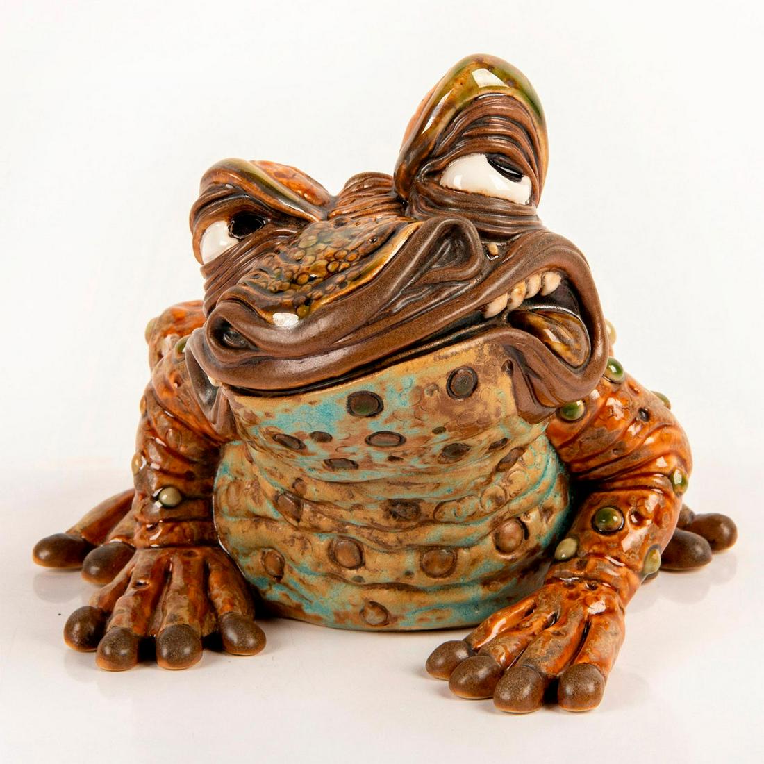 Andrew Hull Pottery Figure, Frederick Frog (1 of 6)