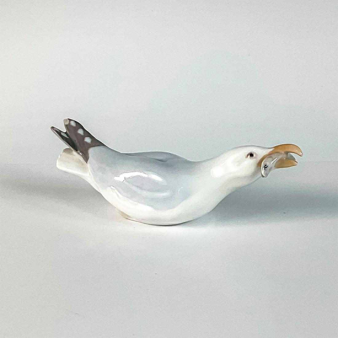 Bing & Grondahl Porcelain Figurine, Seagull With Fish (1 of 3)