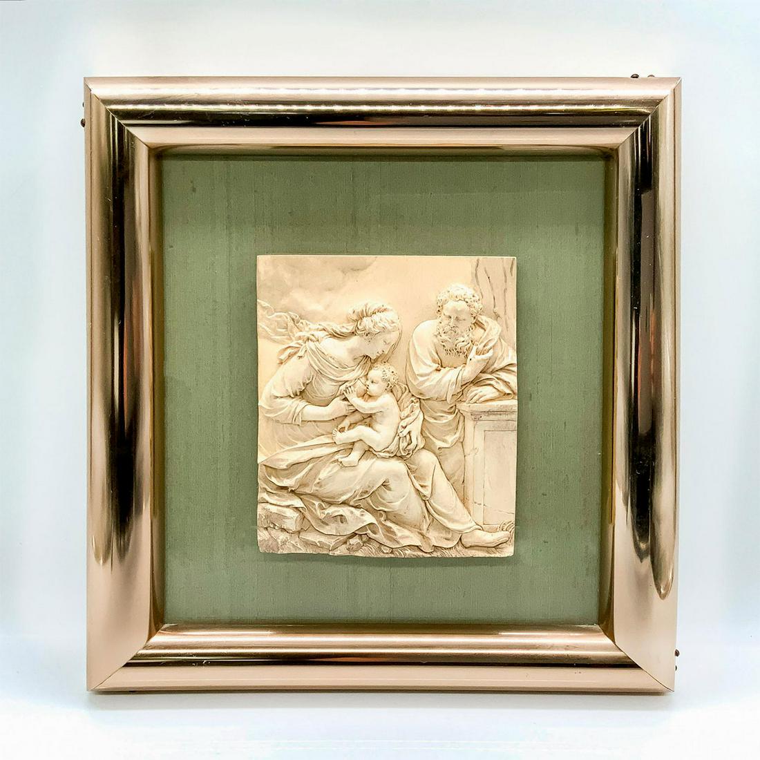 MMA Framed Bas Relief Reproduction, The Holy Family (1 of 5)