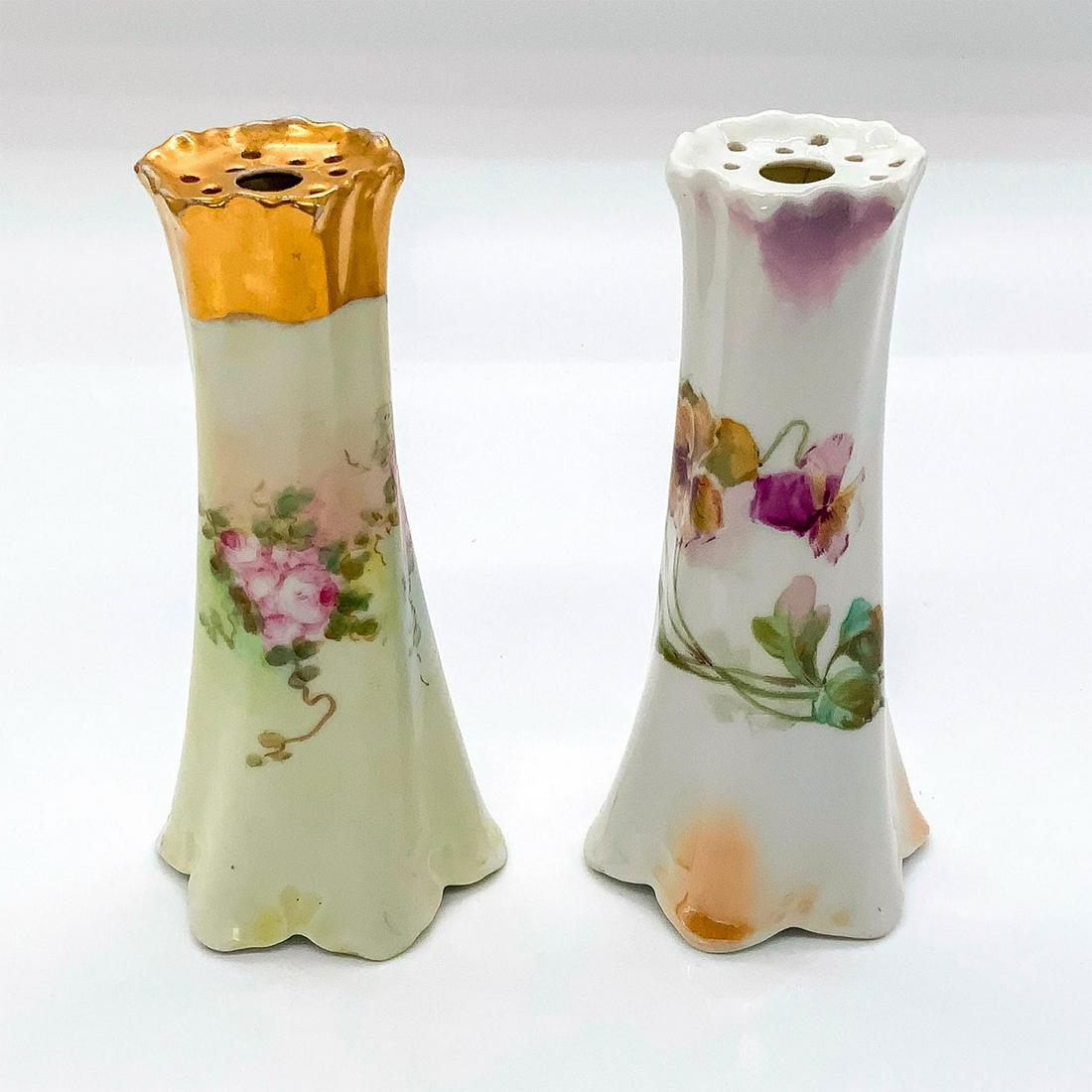 2pc Antique Z.S. & Co Bavaria Hat Pin Holders (1 of 3)