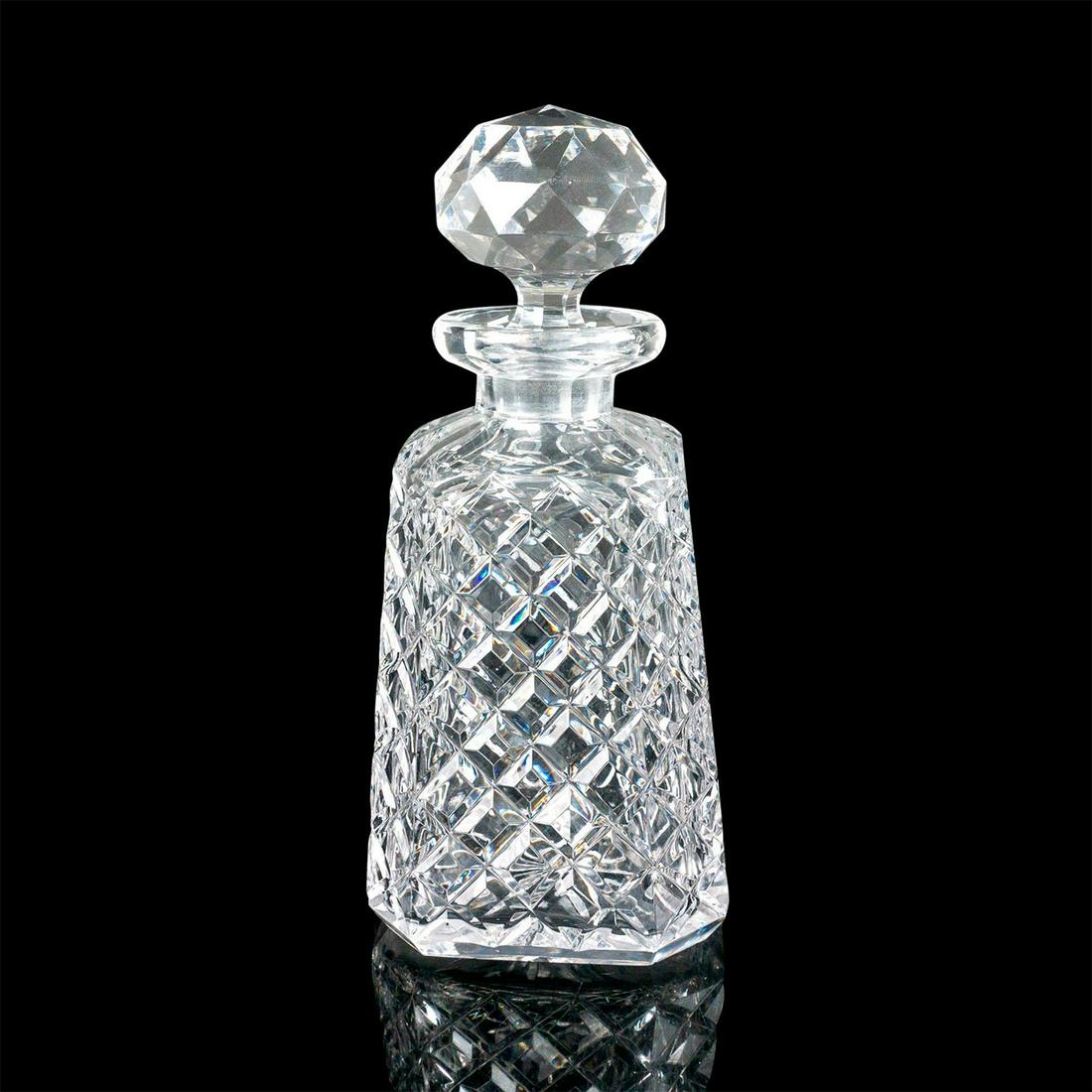 Mid-Century Style Cut Glass Decanter with Stopper (1 of 2)