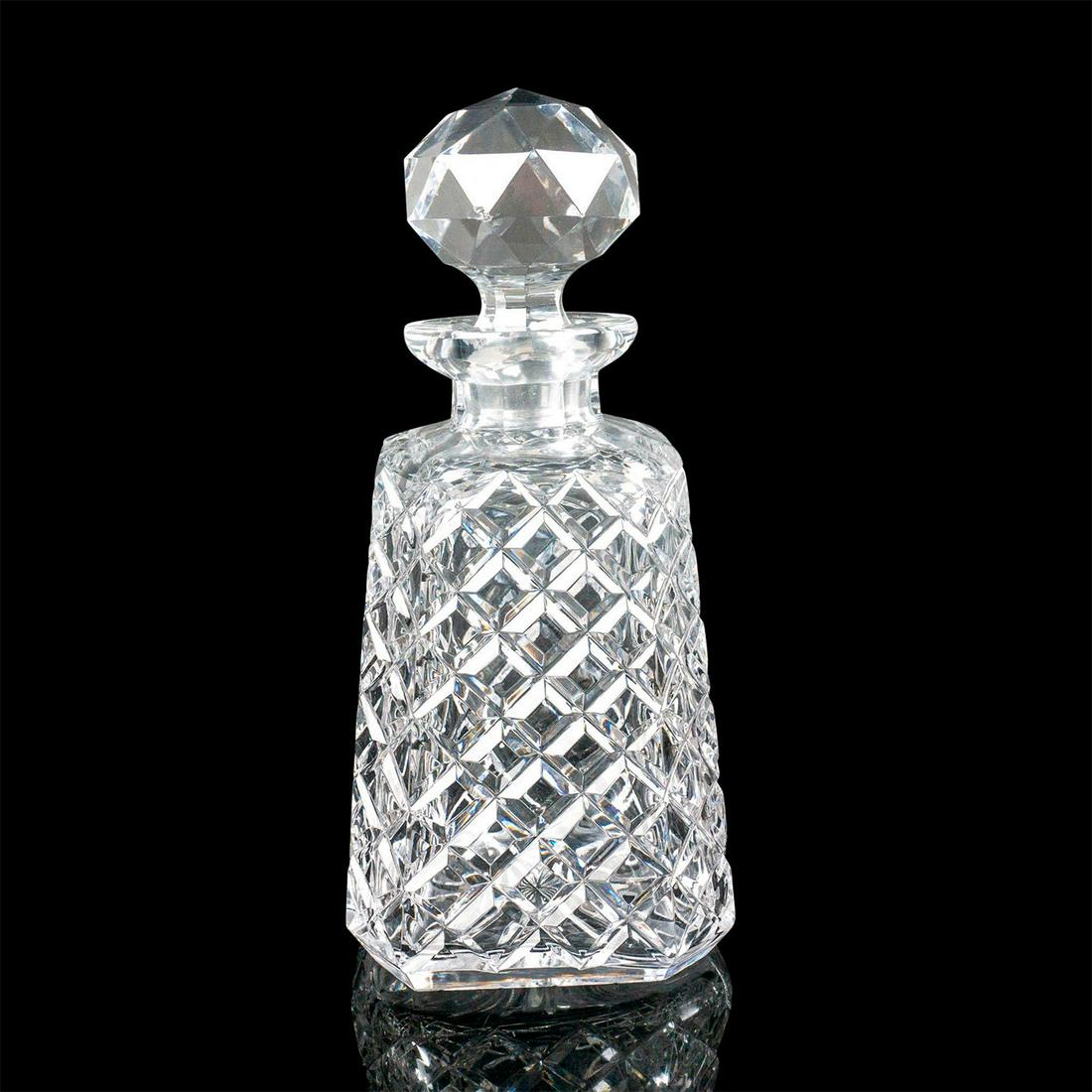 Mid-Century Style Cut Glass Decanter with Stopper (1 of 3)