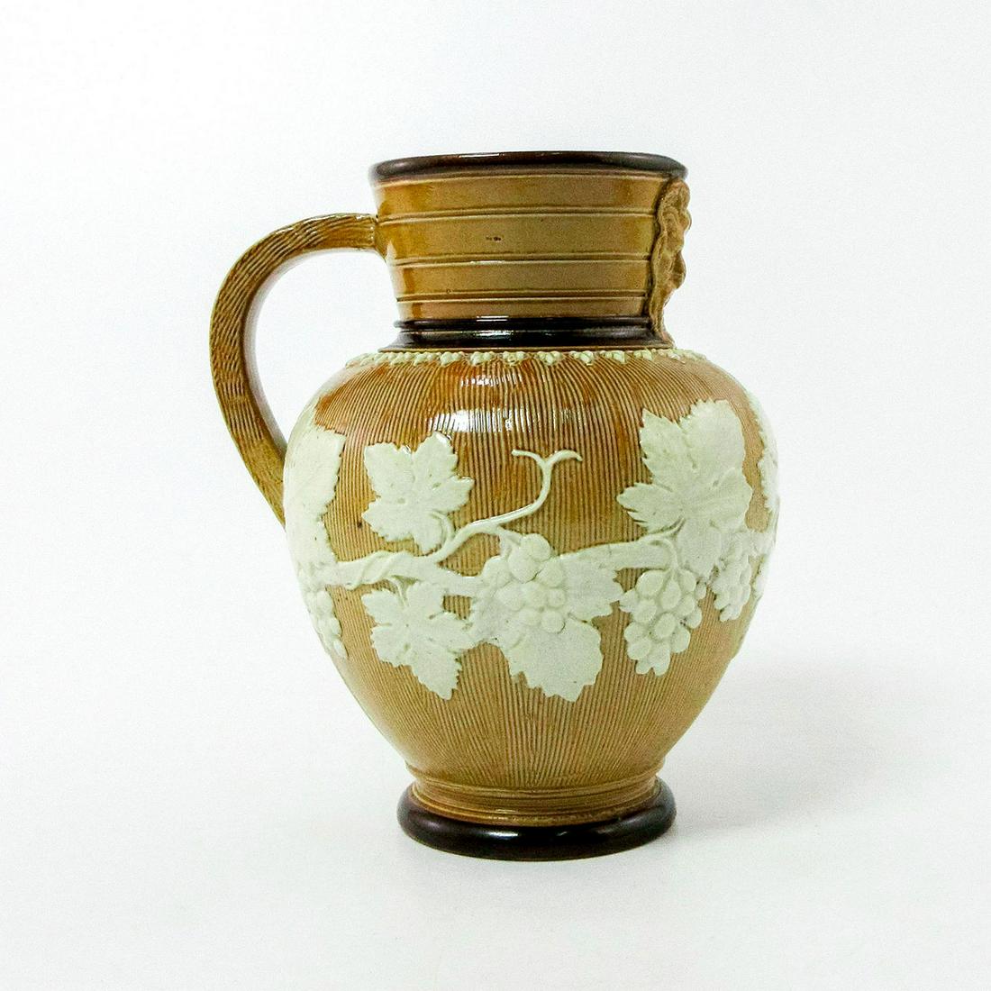 Doulton Lambeth Stoneware Pitcher, Grapes On The Vine (1 of 4)