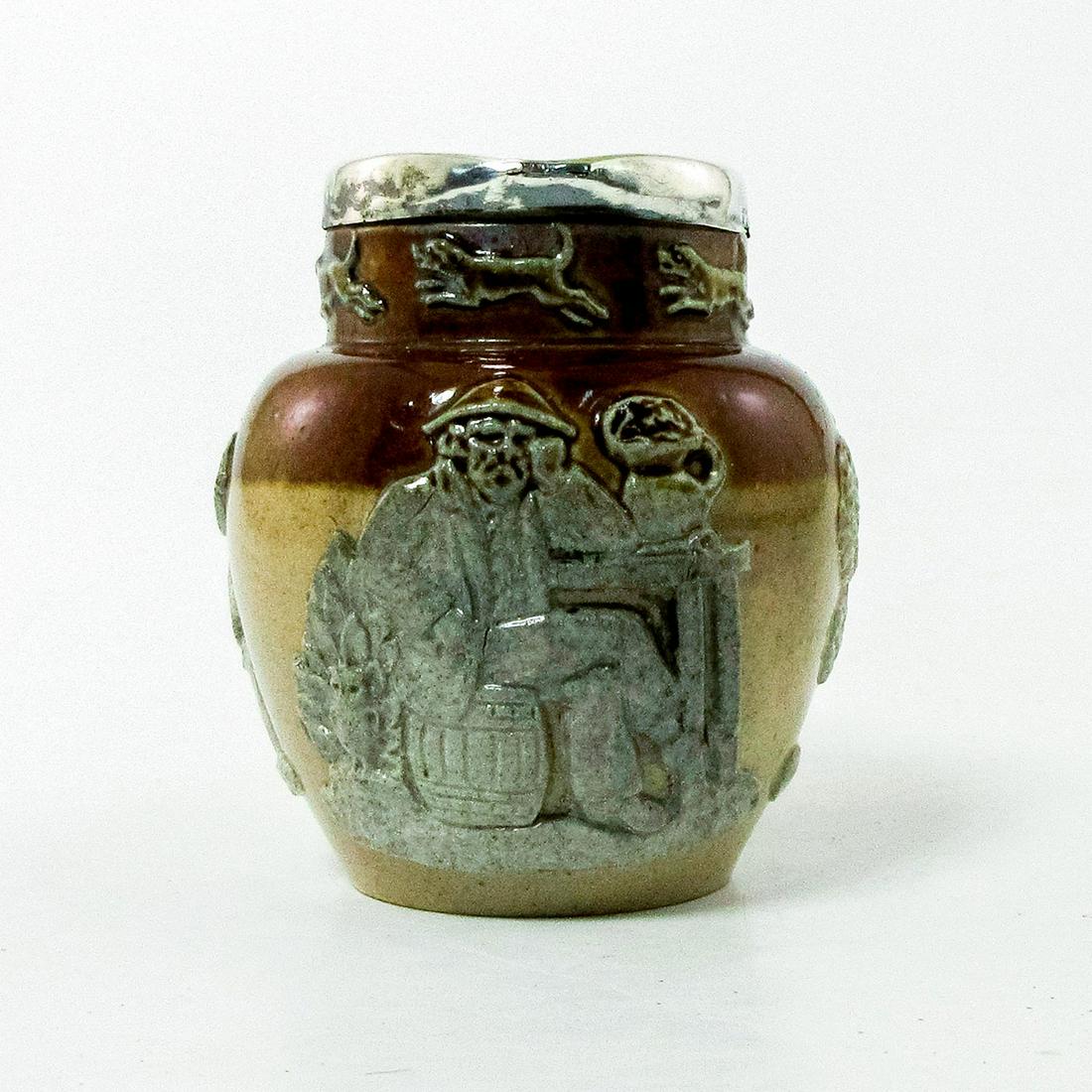 Vintage Doulton Lambeth Stoneware Miniature Pitcher (1 of 4)