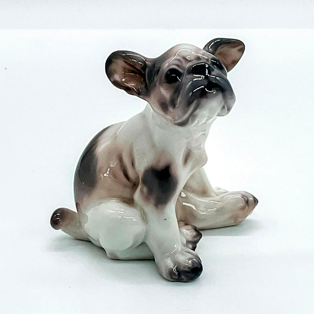 Dahl Jensen Porcelain Figurine, French Bulldog (1 of 3)