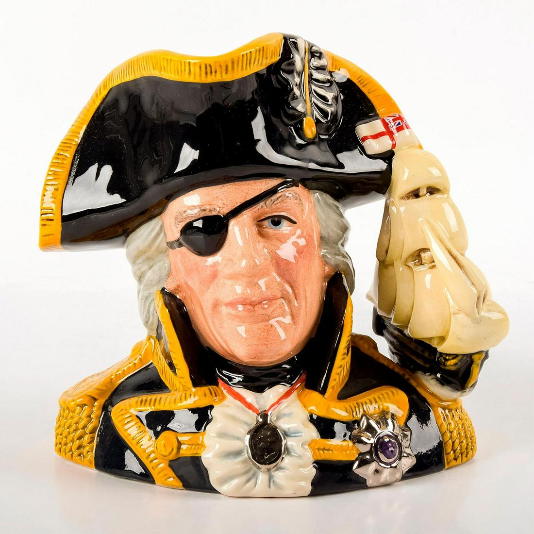 Vice Admiral Lord Nelson D6932 - Large - Royal Doulton Character Jug (1 of 4)
