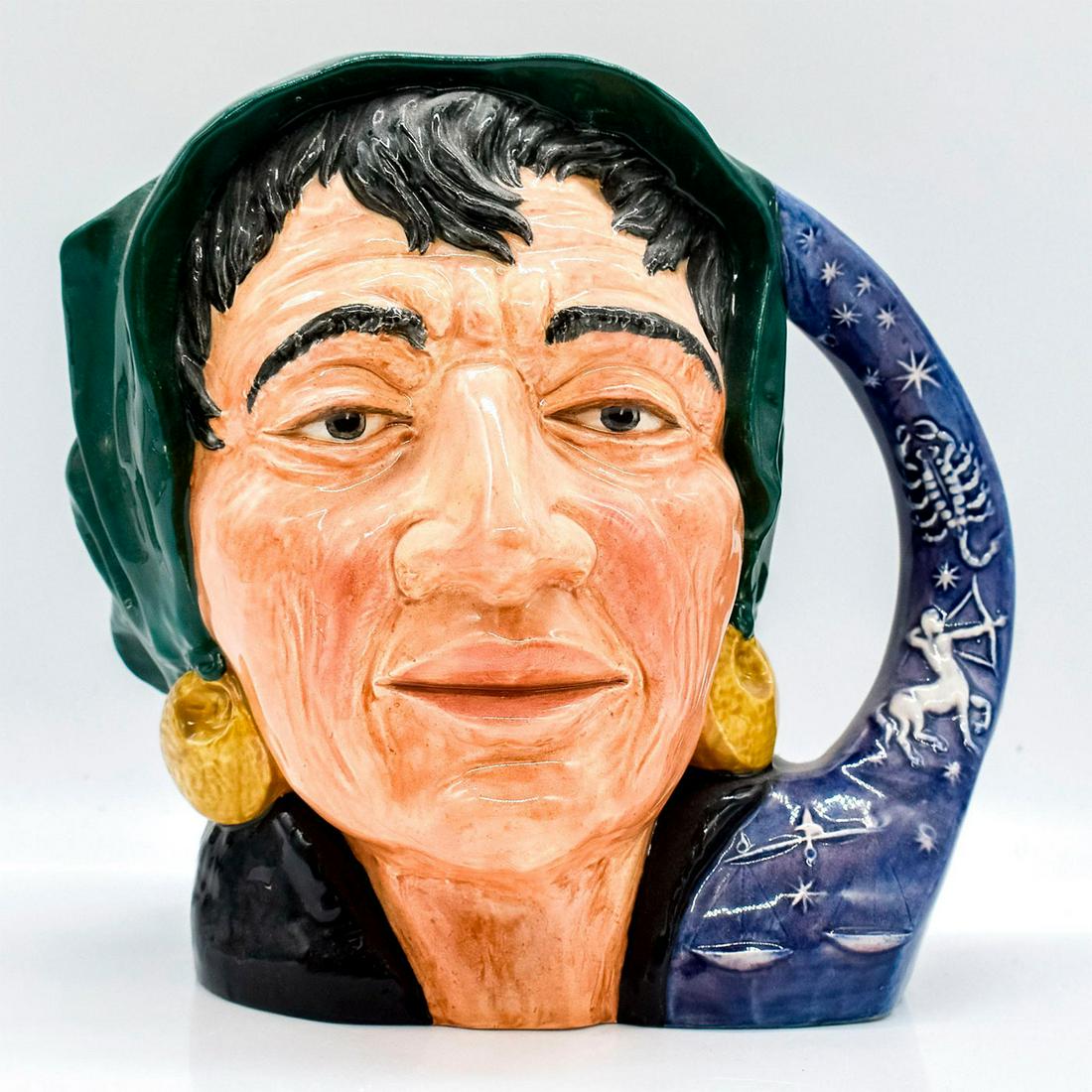 Fortune Teller Old D6497 - Large - Royal Doulton Character Jug (1 of 3)