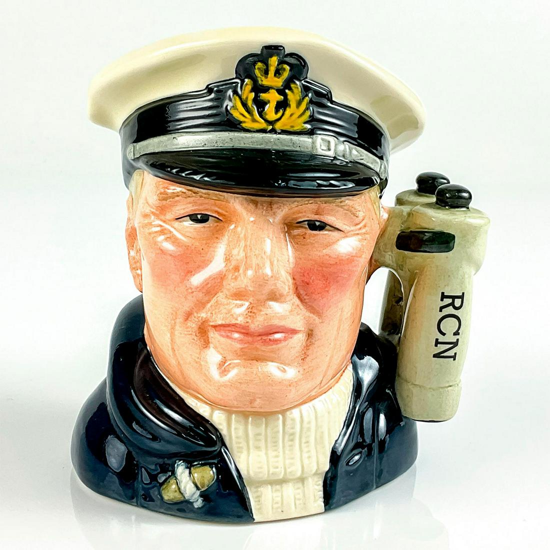 Sailor with R.C.N. D6904 (Binocular Handle) - Small - Royal Doulton Character Jug (1 of 3)