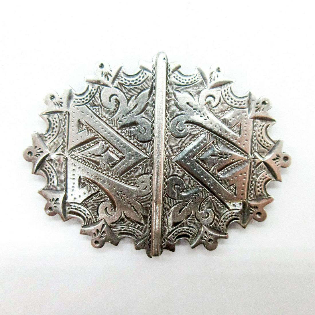 2pc English Sterling Silver Clasp (1 of 6)