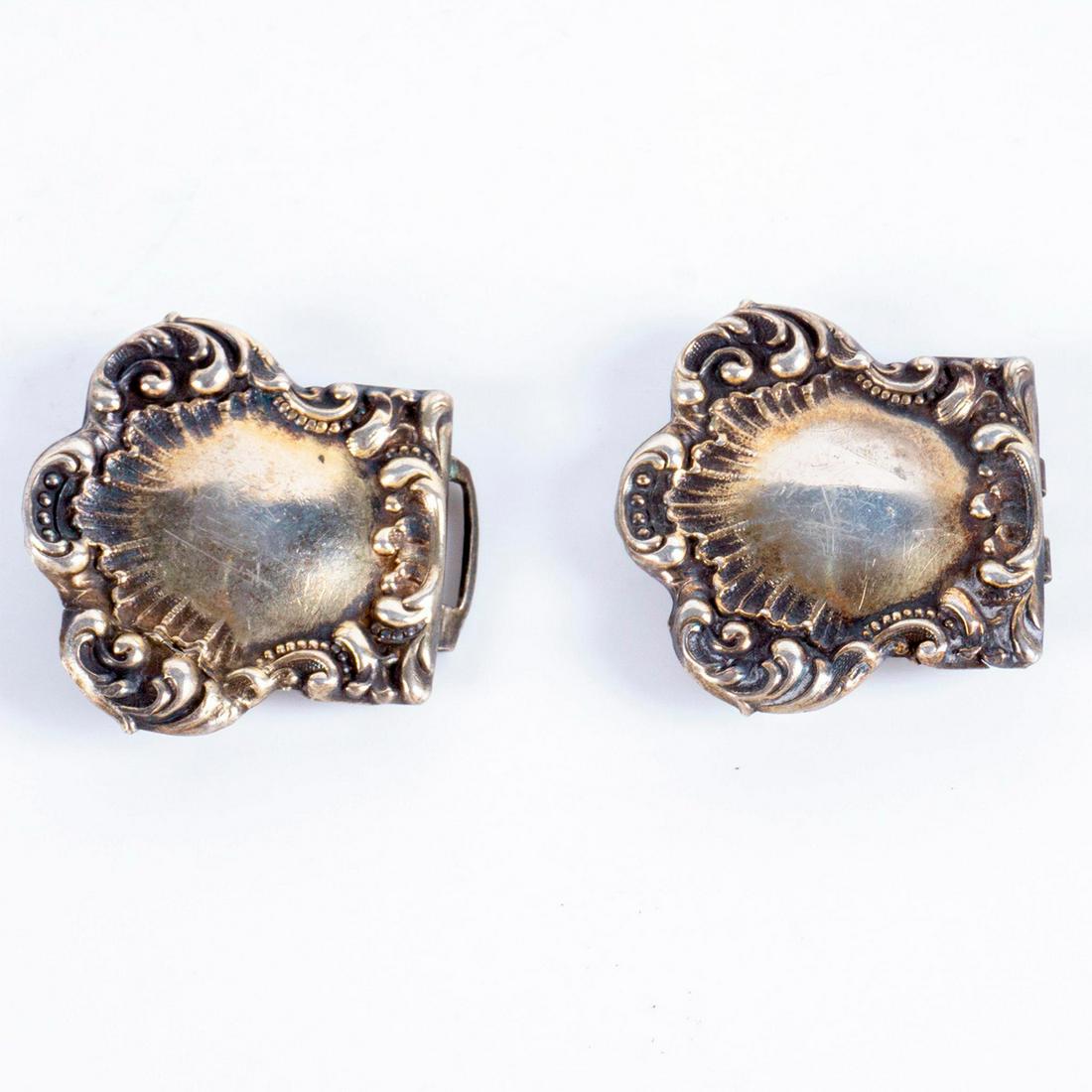 2pc Sterling Silver Decorative Clasp (1 of 6)