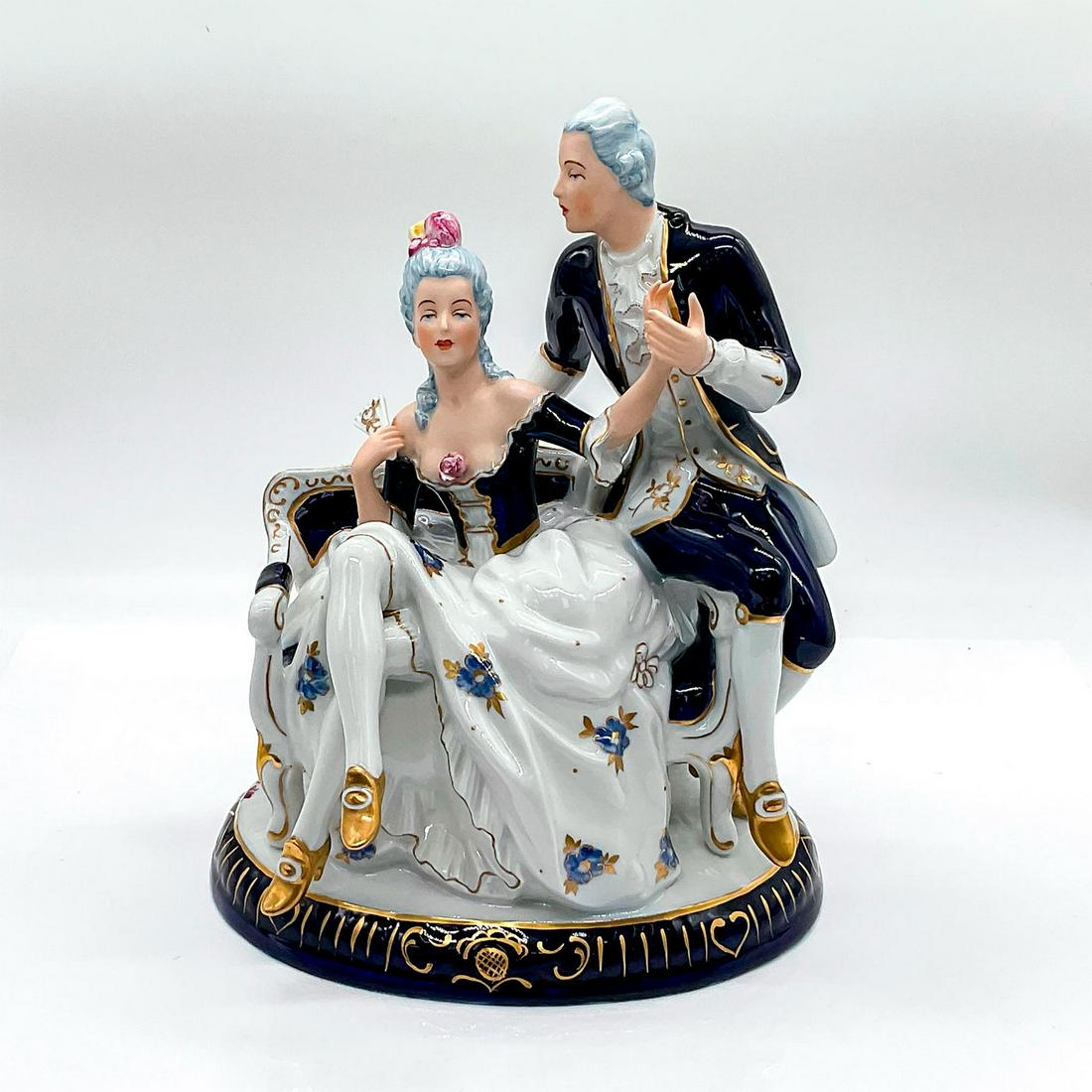Royal Dux Porcelain Figurine, The Gentleman and the Lady (1 of 4)