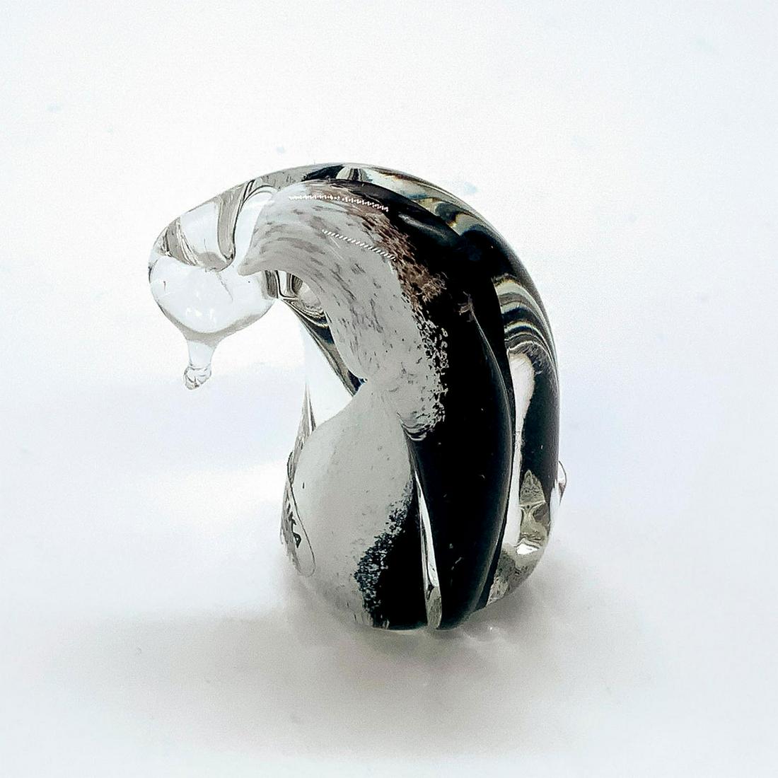 Hokitika Art Glass Animal Figurine, Penguin (1 of 4)