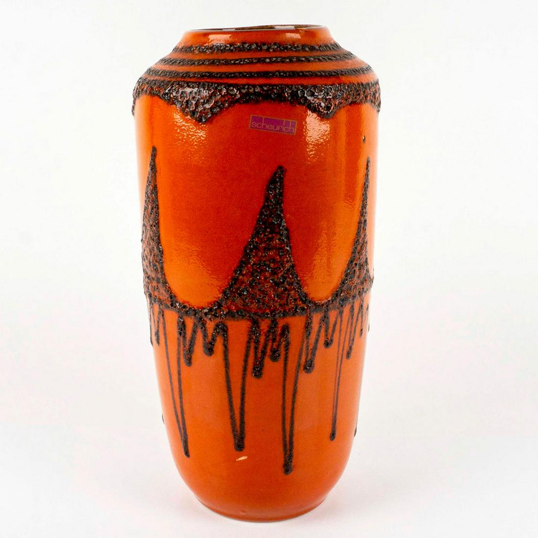 Scheurich Fat Lava Pottery Vase (1 of 5)
