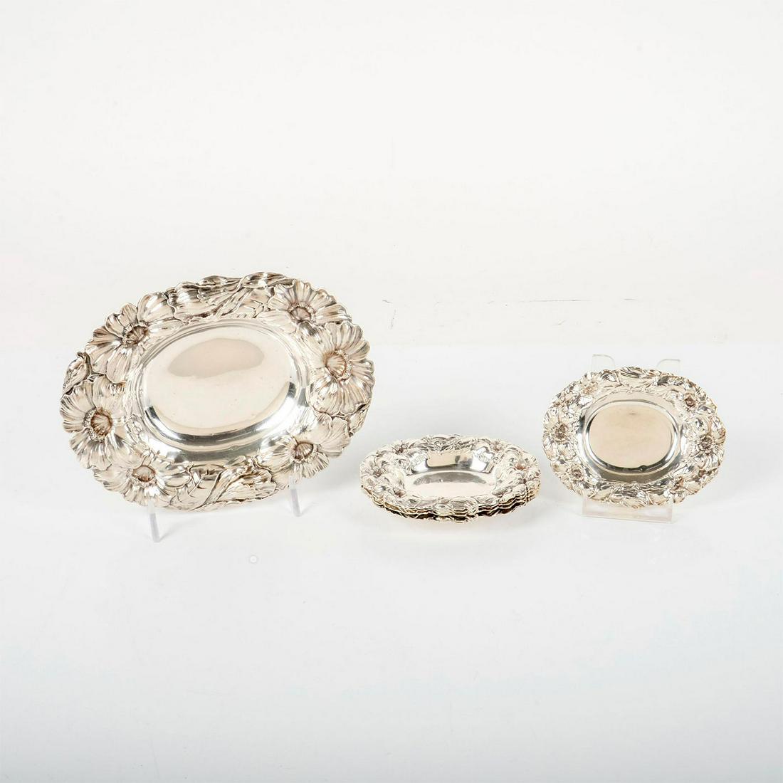 7pc Vintage Watson Sterling Silver Side Dishes (1 of 3)