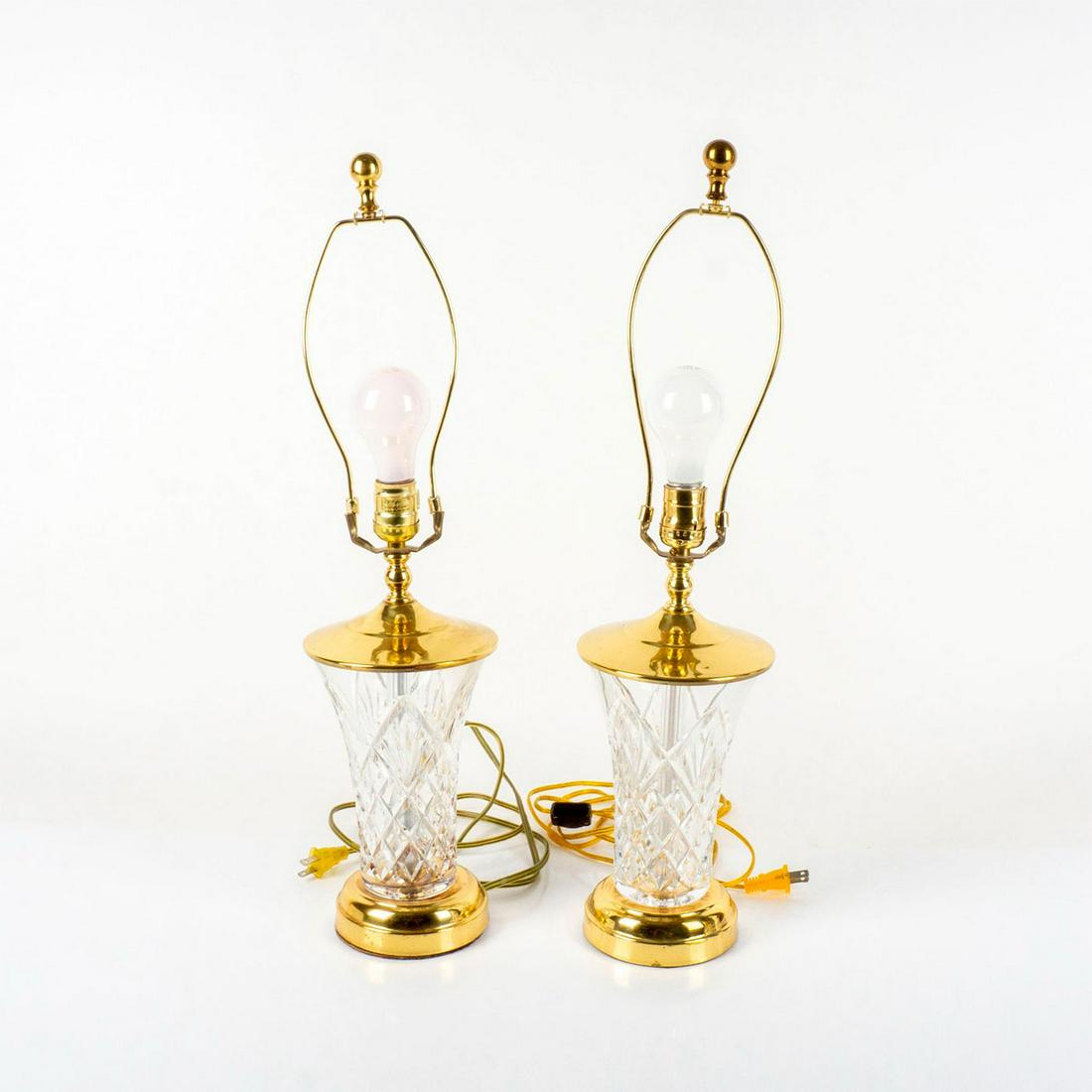Pair of Waterford Crystal Table Lamps (1 of 3)