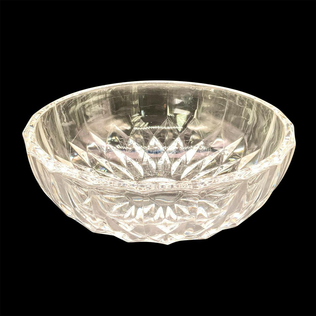 Val St Lambert Crystal Decorative Round Bowl (1 of 3)